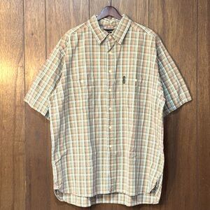2000s Abercrombie & Fitch Plaid Short Sleeve Button-Up Shirt —
Men's XL